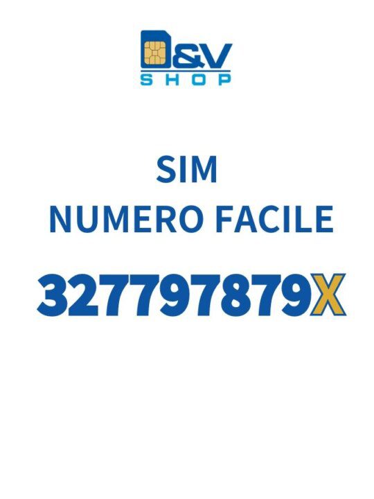 SIM Wind3 Numero Facile 327797879X Da Attivare