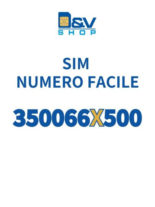 SIM Kena Mobile Numero Facile 350066X500 Da Attivare