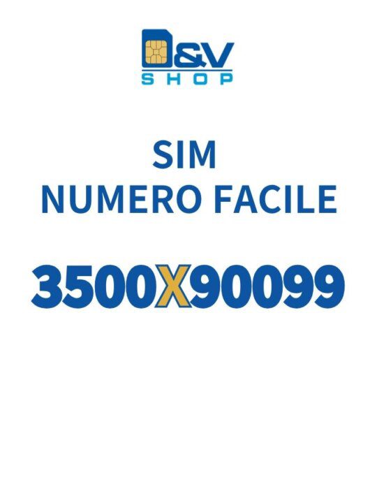 SIM Kena Mobile Numero Facile 3500X90099 Da Attivare