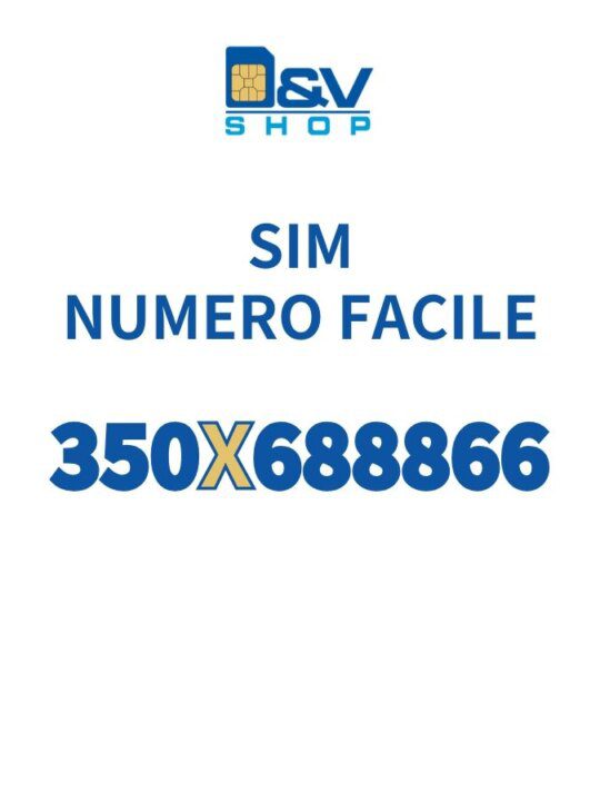 SIM Kena Mobile Numero Facile 350X688866 Da Attivare