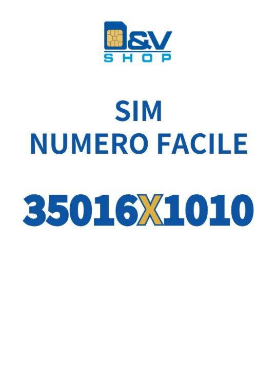 SIM Kena Mobile Numero Facile 35016X1010 Da Attivare
