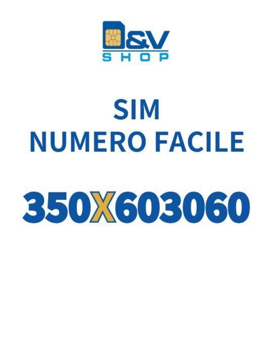 SIM Kena Mobile Numero Facile 350X603060 Da Attivare