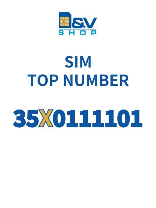 SIM Iliad Top Number 35X0111101