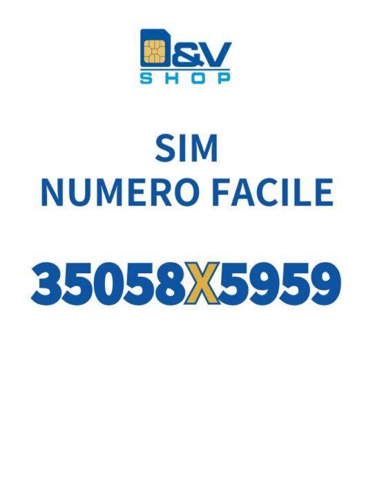 SIM Kena Mobile Numero Facile 35058X5959 Da Attivare