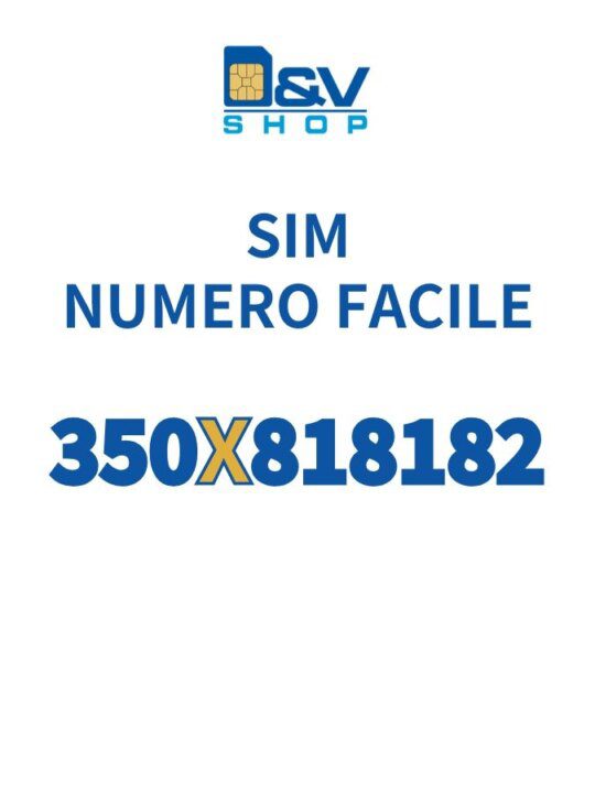 SIM Kena Mobile Numero Facile 350X818182 Da Attivare