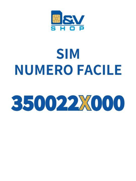 SIM Kena Mobile Numero Facile 350022X000 Da Attivare