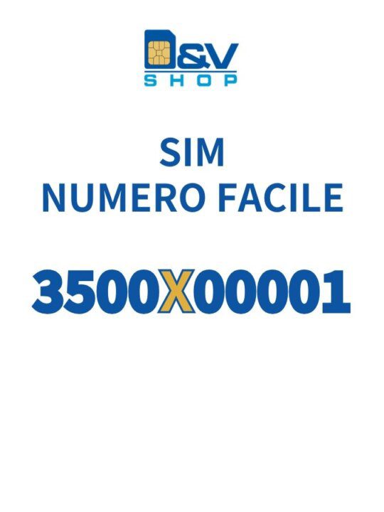 SIM Kena Mobile Numero Facile 3500X00001 Da Attivare