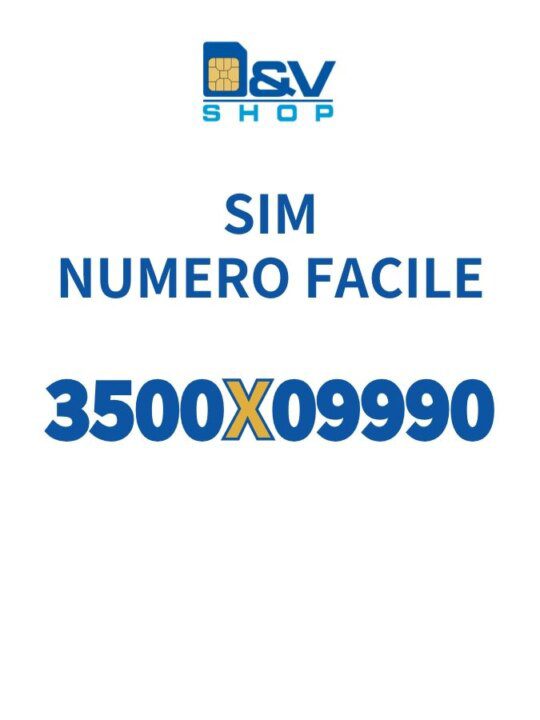 SIM Kena Mobile Numero Facile 3500X09990 Da Attivare