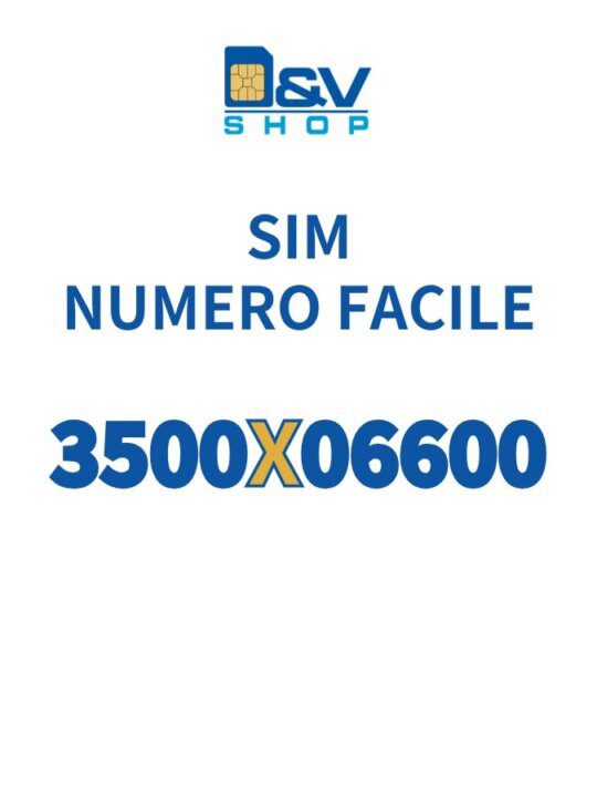 SIM Kena Mobile Numero Facile 3500X06600 Da Attivare