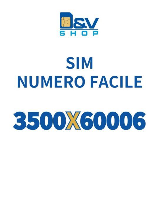 SIM Kena Mobile Numero Facile 3500X60006 Da Attivare