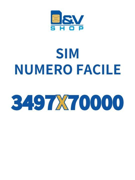 SIM Vodafone Numero Facile 3497X70000