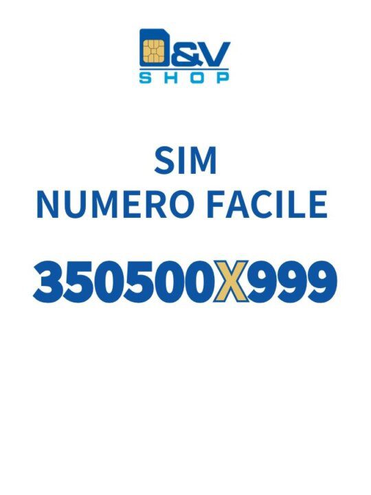 SIM Kena Mobile Numero Facile 350500X999 Da Attivare