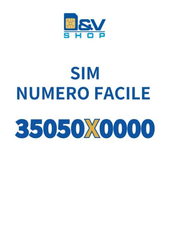 SIM Kena Mobile Numero Facile 35050X0000 Da Attivare