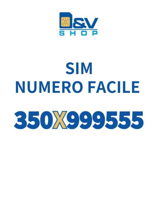SIM Kena Mobile Numero Facile 350X999555 Da Attivare