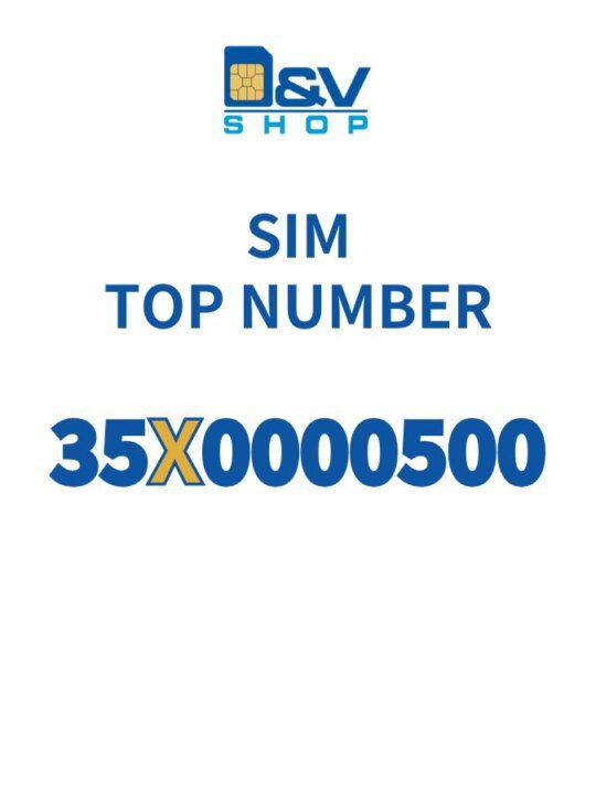 SIM Vodafone Top Number 35X0000500