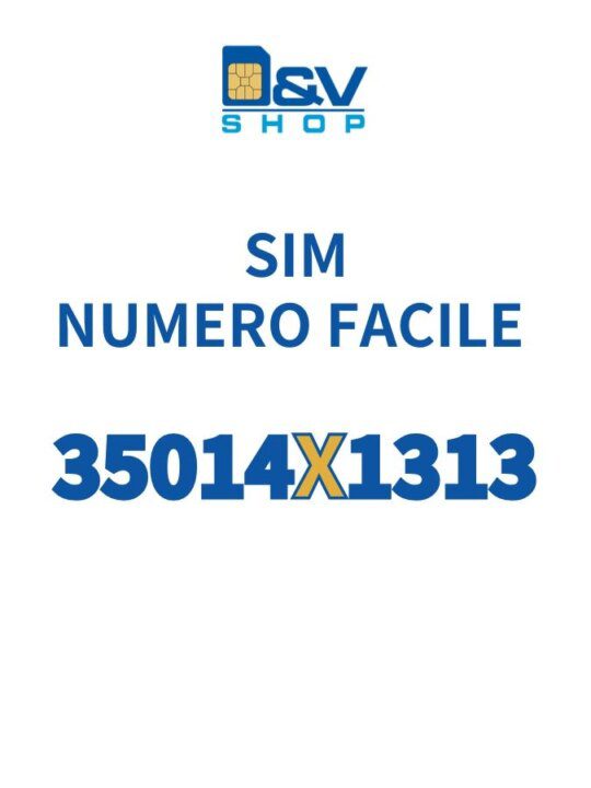 SIM Kena Mobile Numero Facile 35014X1313 Da Attivare