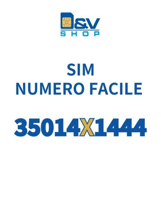 SIM Kena Mobile Numero Facile 35014X1444 Da Attivare