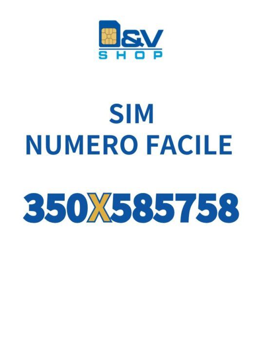SIM Kena Mobile Numero Facile 350X585758 Da Attivare