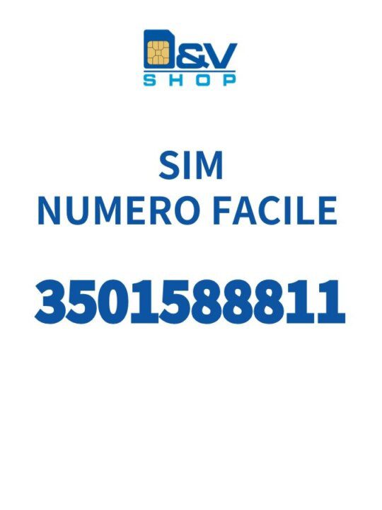 SIM Kena Mobile Numero Facile 3501588811 Da Attivare
