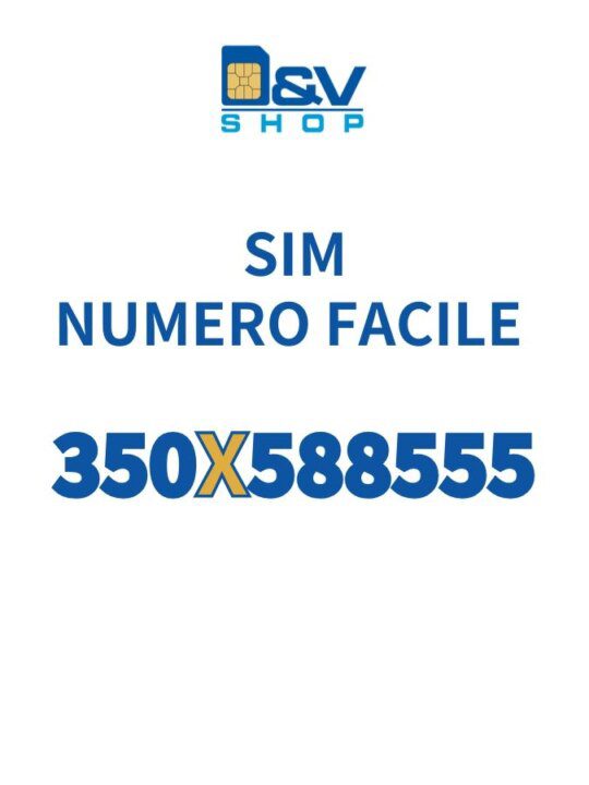 SIM Kena Mobile Numero Facile 350X588555 Da Attivare