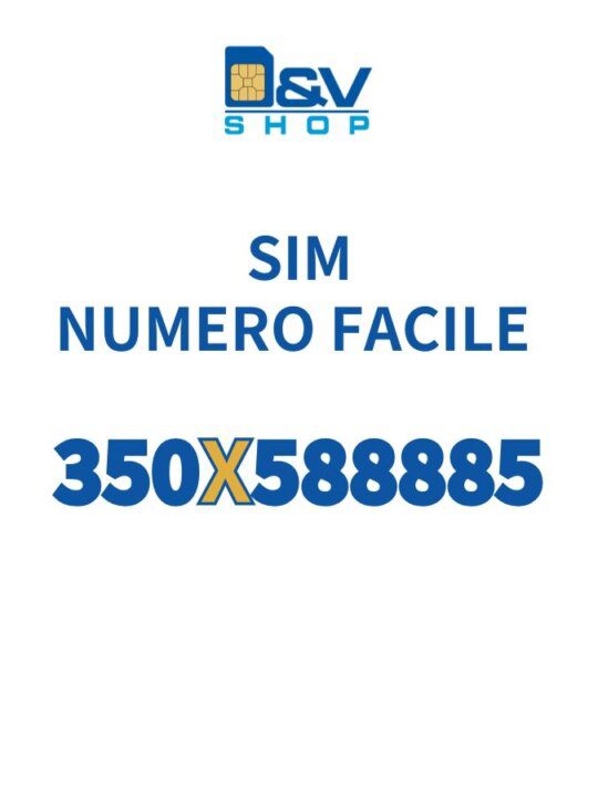 SIM Kena Mobile Numero Facile 350X588885 Da Attivare