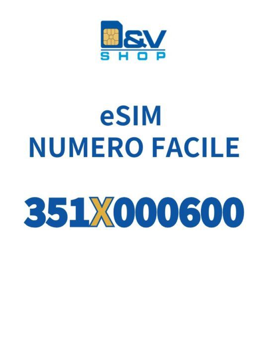 eSIM Iliad Numero Facile 351X000600