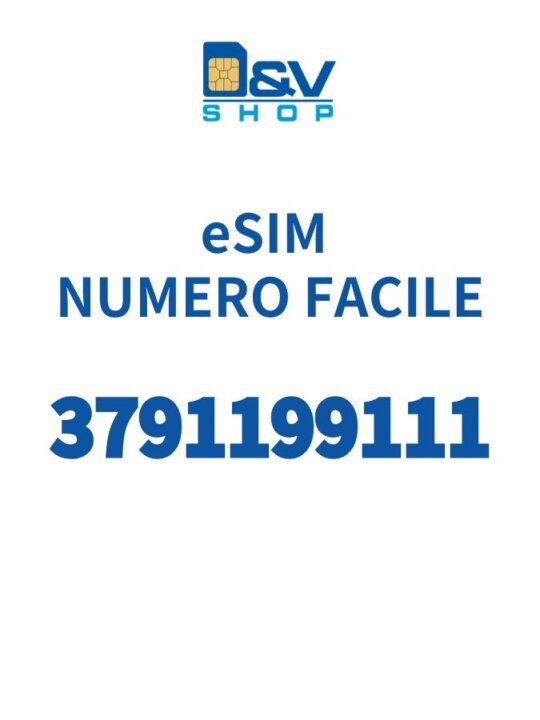 eSIM Vodafone Numero Facile 3791199111