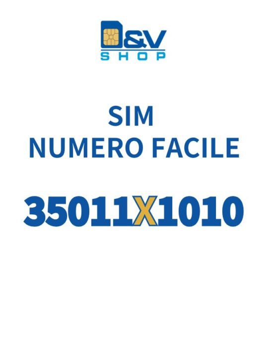 SIM Kena Mobile Numero Facile 35011X1010 Da Attivare