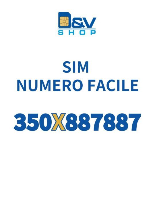 SIM Kena Mobile Numero Facile 350X887887 Da Attivare