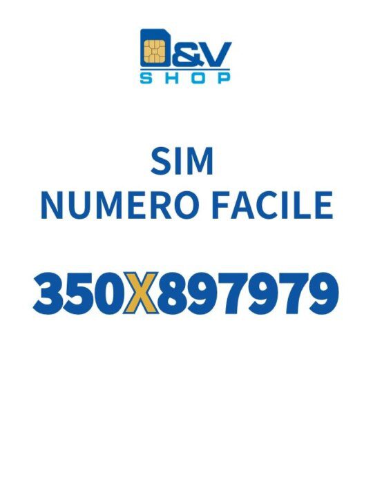SIM Kena Mobile Numero Facile 350X897979 Da Attivare