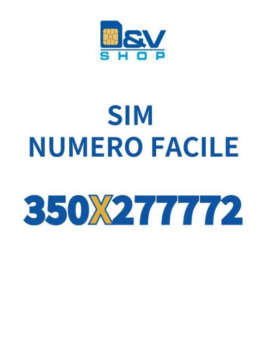 SIM Kena Mobile Numero Facile 350X277772 Da Attivare