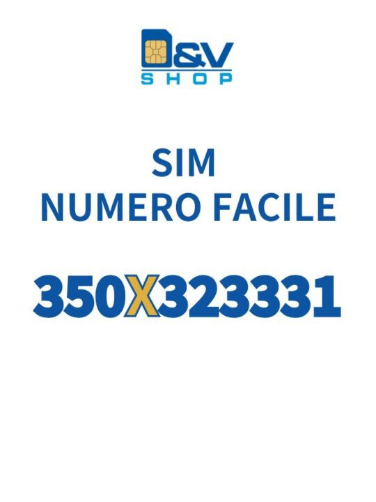 SIM Kena Mobile Numero Facile 350X323331 Da Attivare
