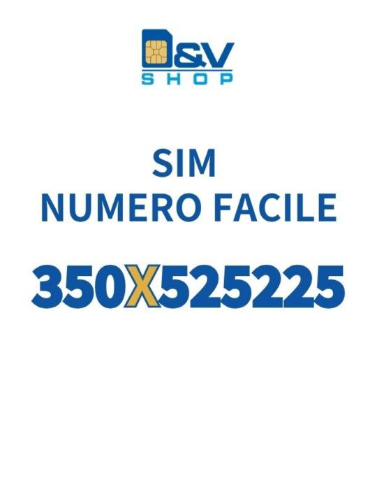 SIM Kena Mobile Numero Facile 350X525225 Da Attivare
