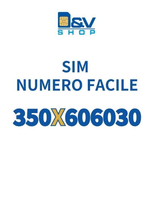 SIM Kena Mobile Numero Facile 350X606030 Da Attivare