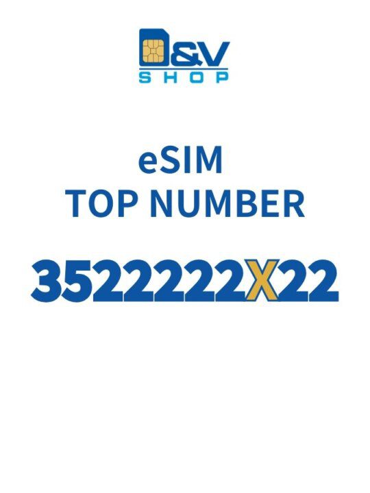 eSIM Iliad Top Number 3522222X22