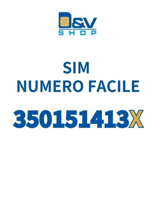 SIM Kena Mobile Numero Facile 350151413X Da Attivare