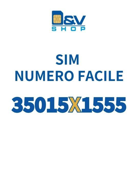 SIM Kena Mobile Numero Facile 35015X1555 Da Attivare