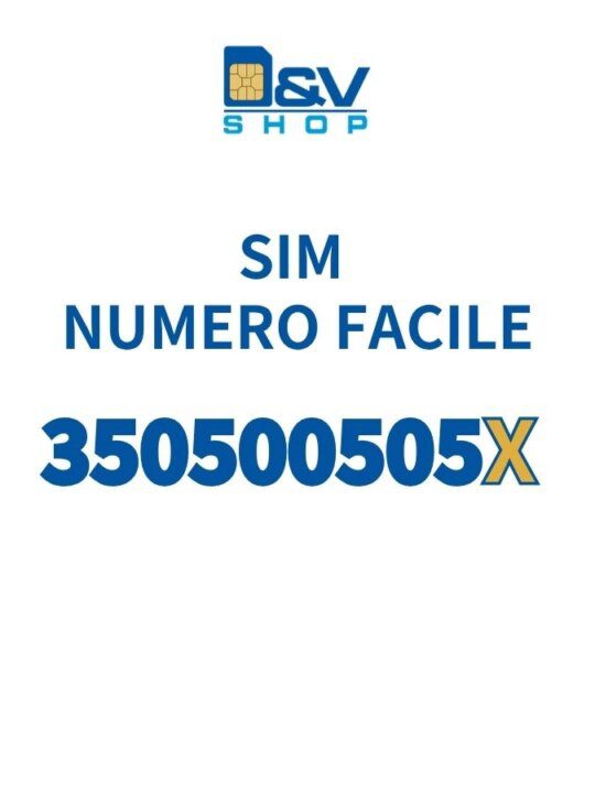 SIM Kena Mobile Numero Facile 350500505X Da Attivare